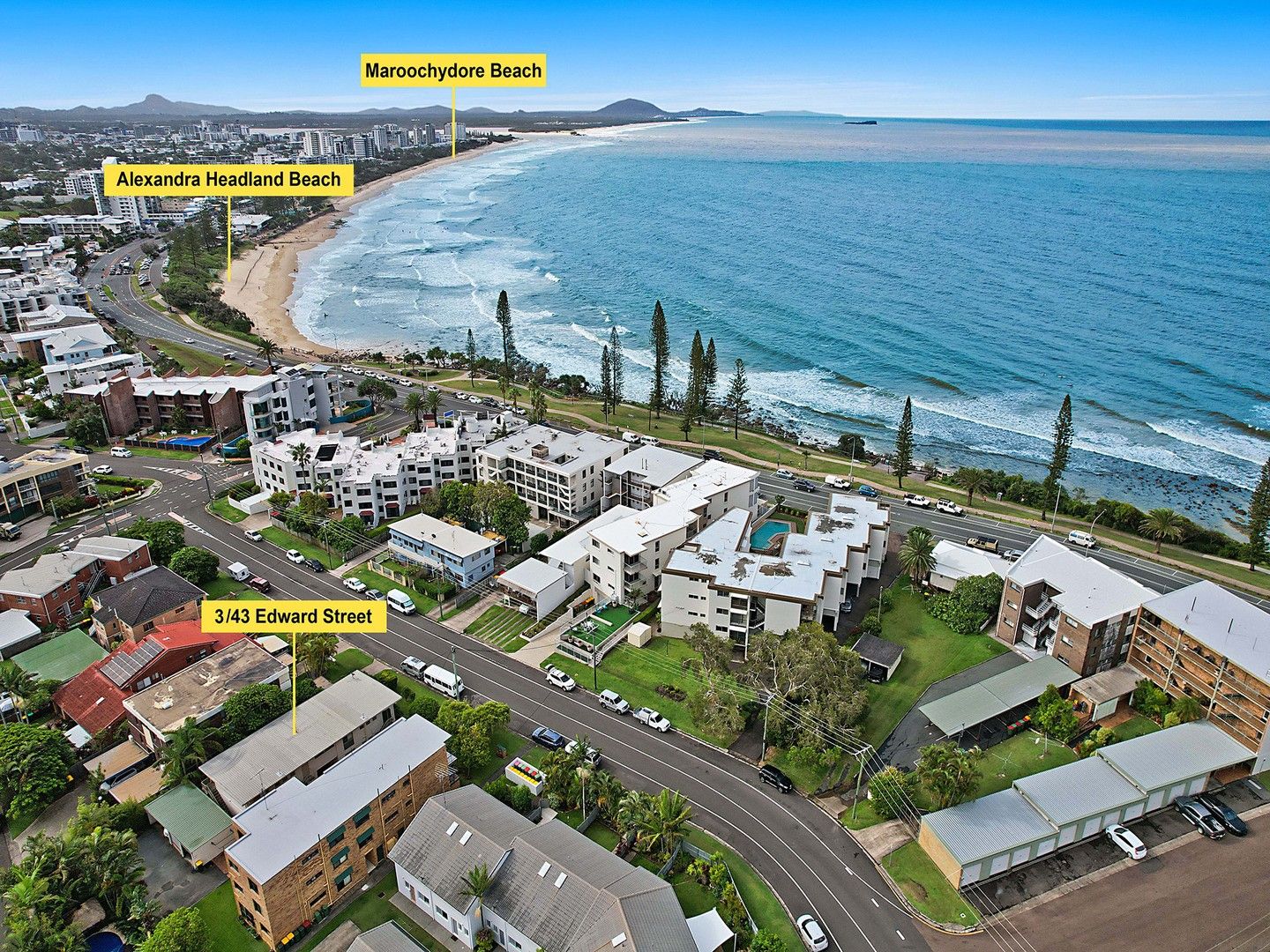 3 bedrooms Apartment / Unit / Flat in 3/43 Edward Street ALEXANDRA HEADLAND QLD, 4572