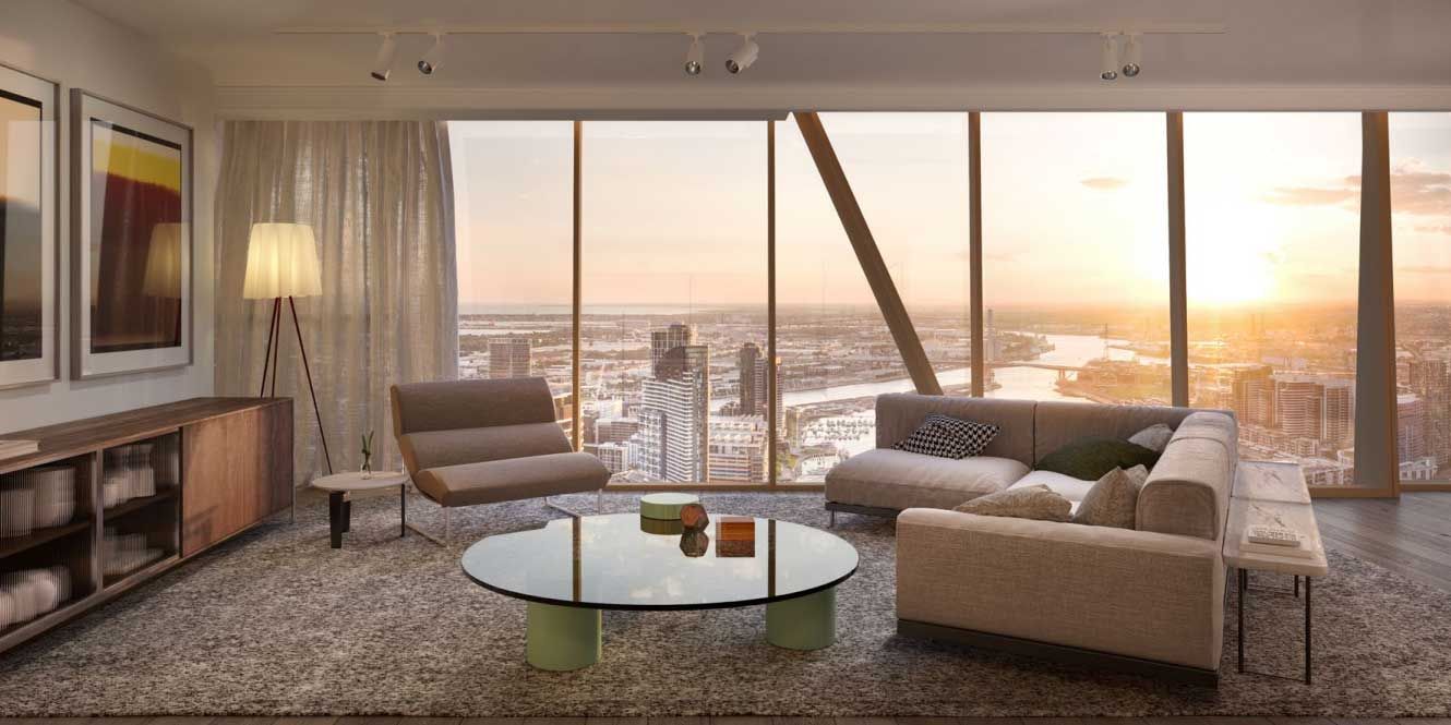 2 bedrooms New Apartments / Off the Plan in Level 15/624 Lonsdale Street MELBOURNE VIC, 3000