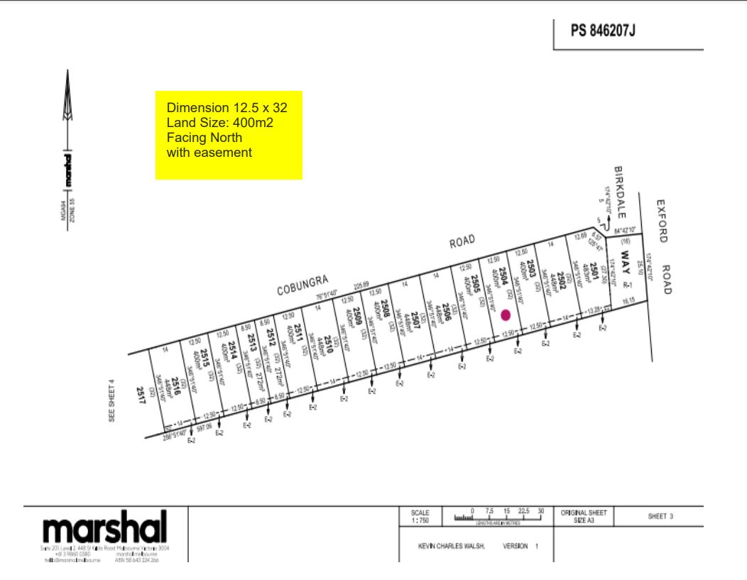 Lot 2504 Coburgra Road, Weir Views VIC 3338, Image 1