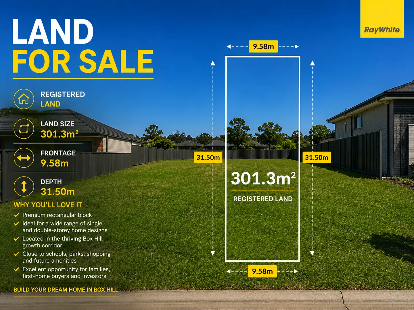 Registered Land Opportunity in Box Hill, Box Hill
