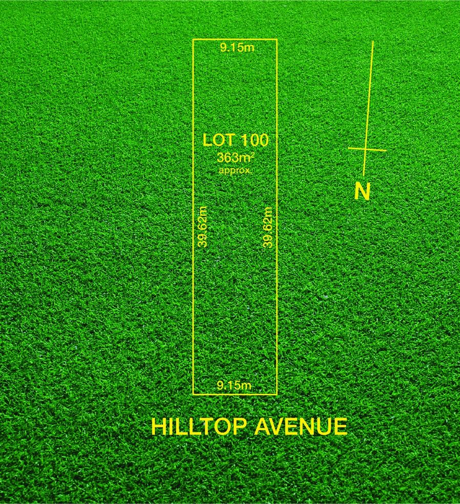 Vacant land in Proposed Allotment 100/5 Hilltop Avenue, RIDGEHAVEN SA, 5097