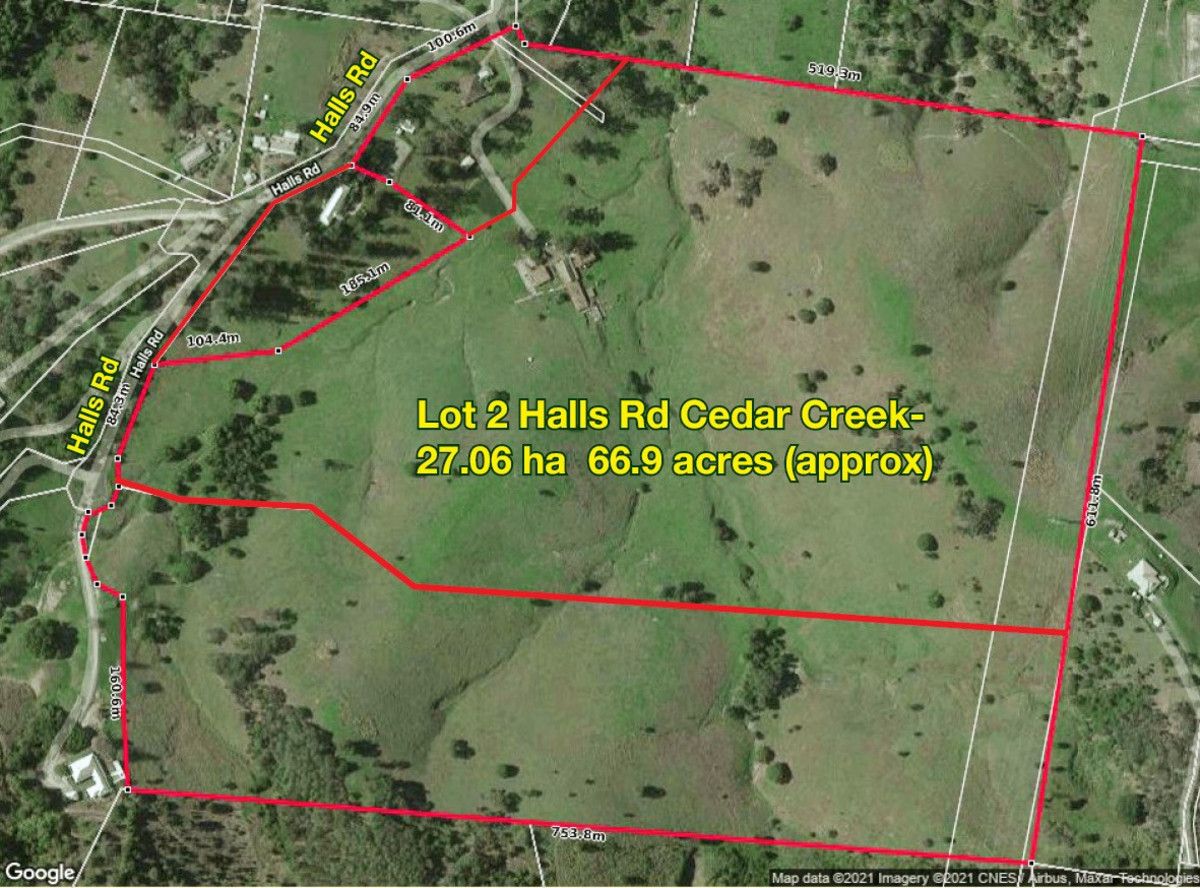 2 Halls Road, Cedar Creek QLD 4520 Domain