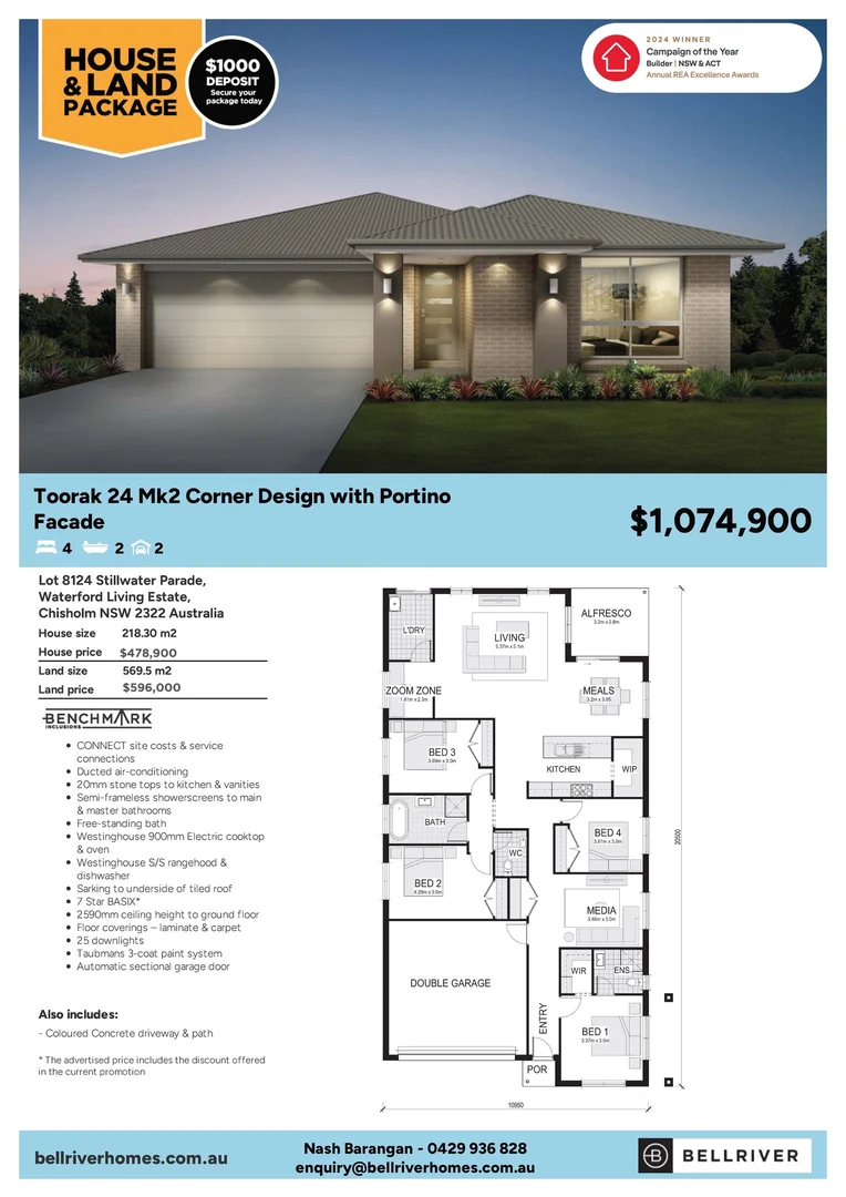 Additional image 16 of Lot 8124 Stillwater Parade, Waterford Living Estate, Chisholm NSW 2322