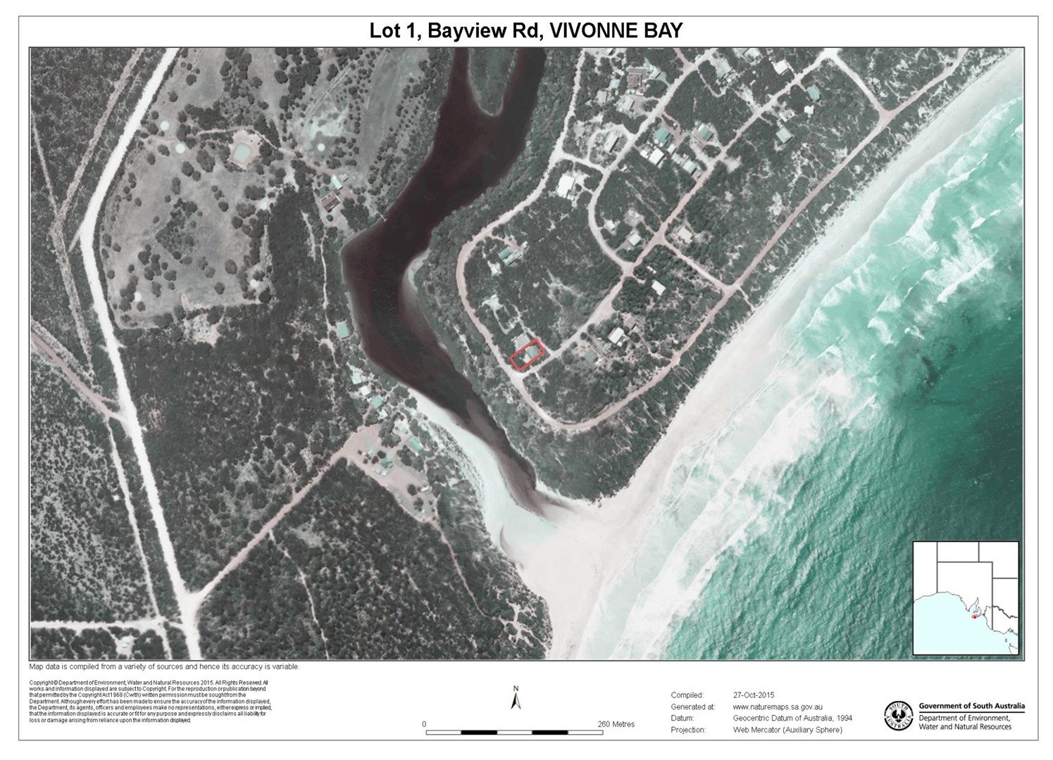 Lot 1 Bayview Rd, Vivonne Bay SA 5223, Image 0