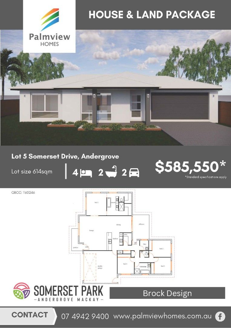 House and Land Packages Stage 3 Somerset Park, Andergrove QLD 4740, Image 1