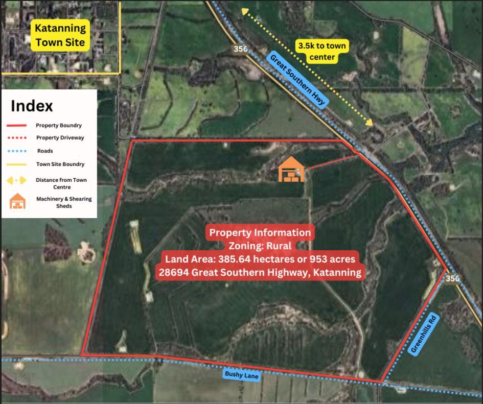 Rural in 28694 Great Southern Highway, KATANNING WA, 6317