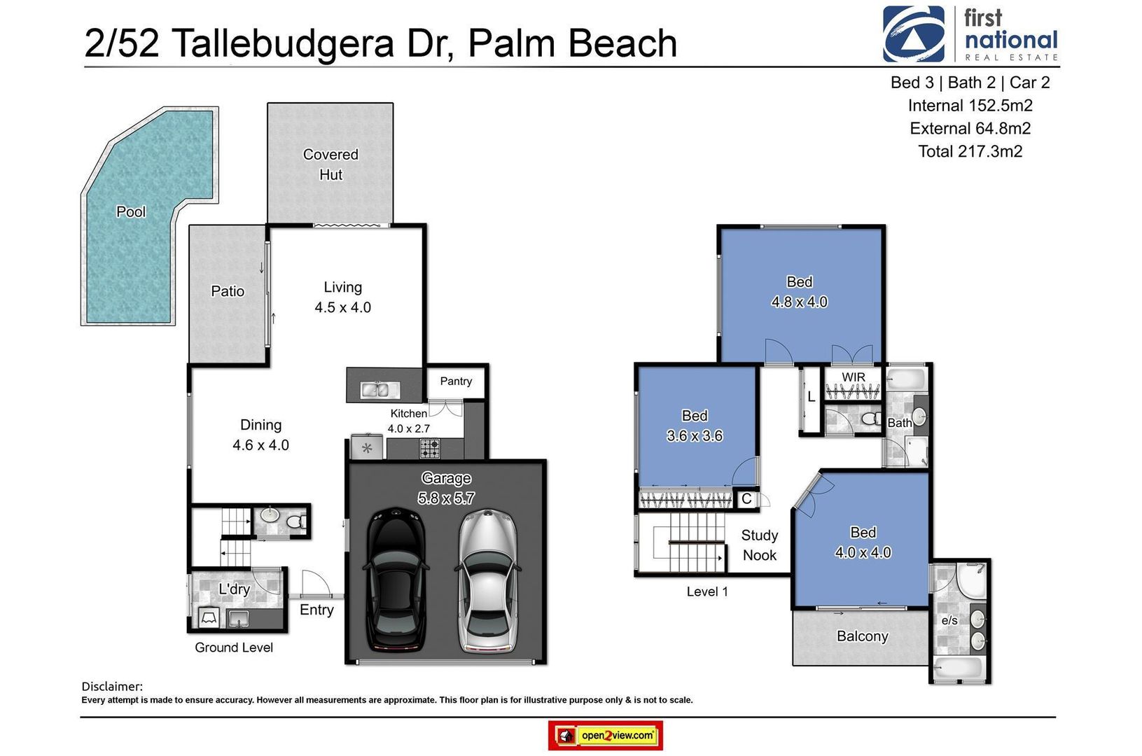 2/52 Tallebudgera Drive, Palm Beach QLD 4221, Image 2