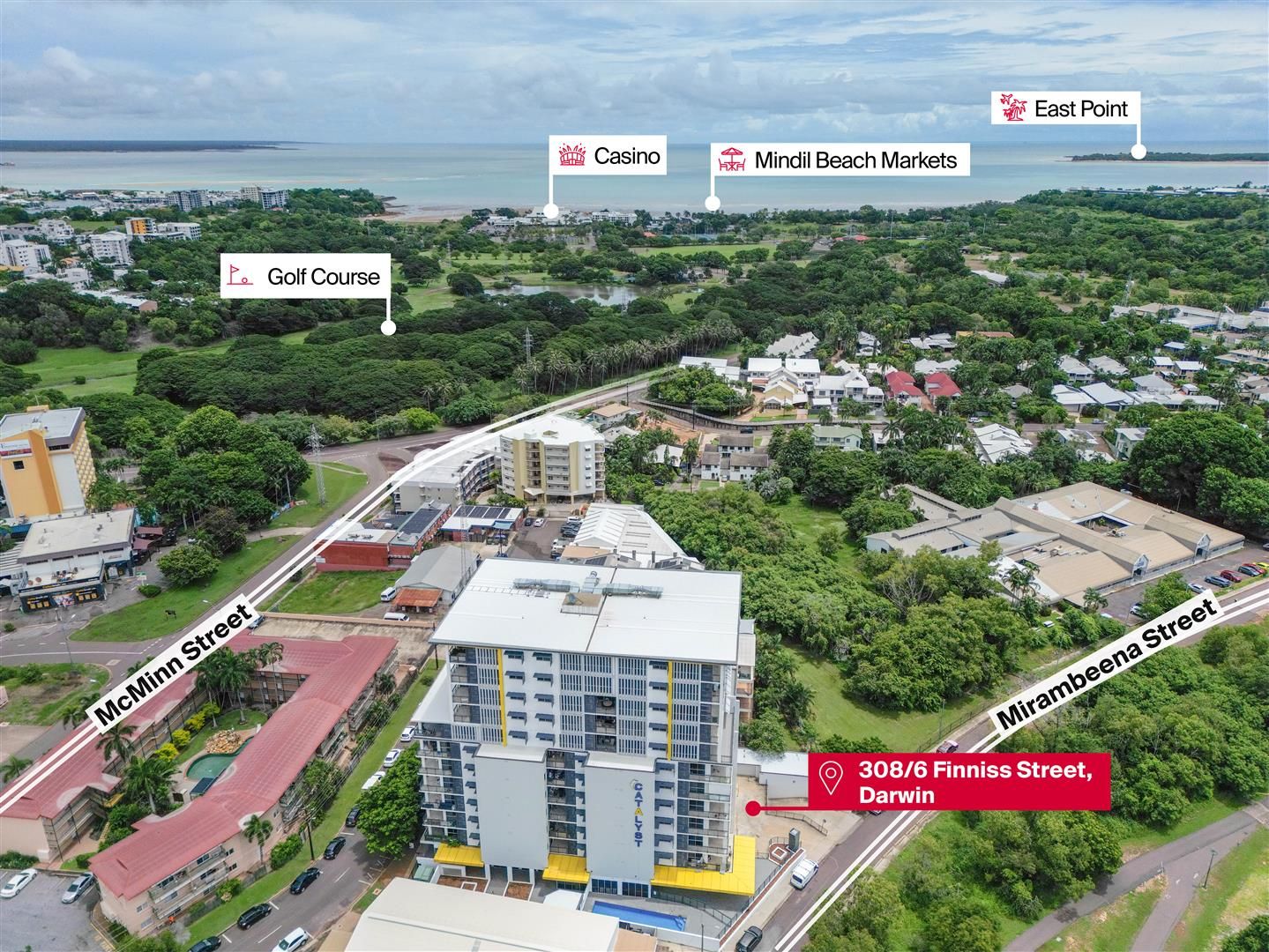 1 bedrooms Apartment / Unit / Flat in 308/6 Finniss Street DARWIN CITY NT, 0800