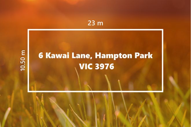 Picture of 6 Kawai Lane, HAMPTON PARK VIC 3976