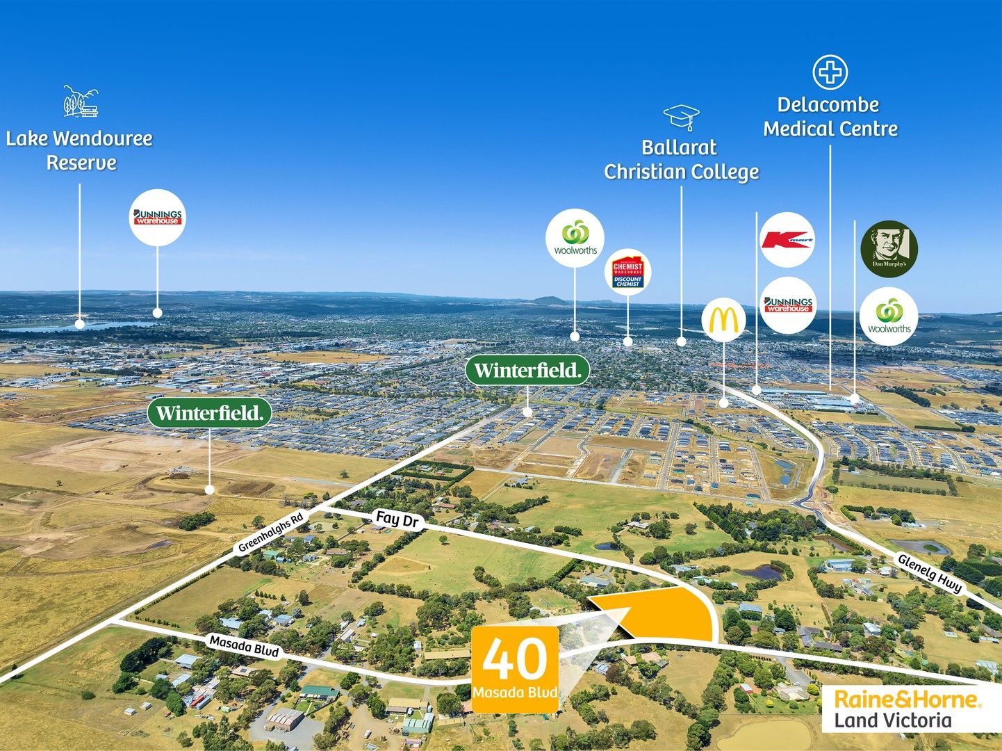 3 bedrooms Acreage / Semi-Rural in 40 Masada Boulevard WINTER VALLEY VIC, 3358