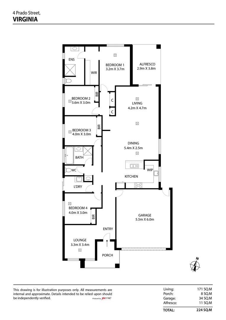 4 Prado Street, Virginia SA 5120 | Domain