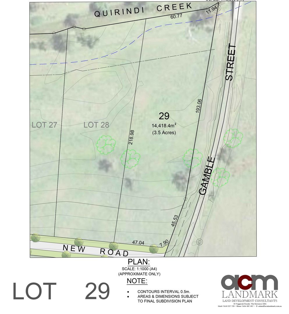 Lot 29 / 85 Gamble Street, Quirindi NSW 2343, Image 1