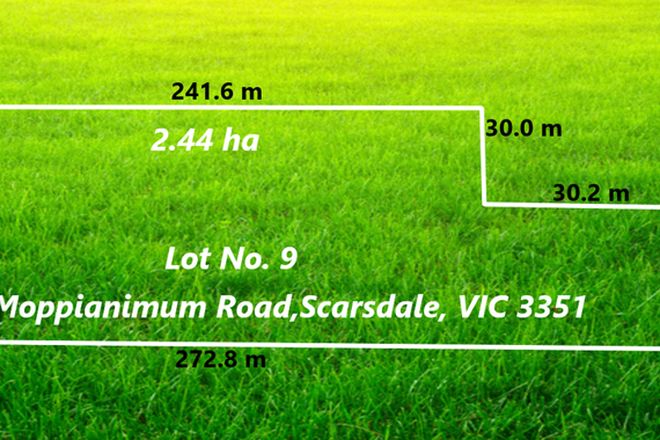 Picture of Lot 9 Moppianimum Road, SCARSDALE VIC 3351