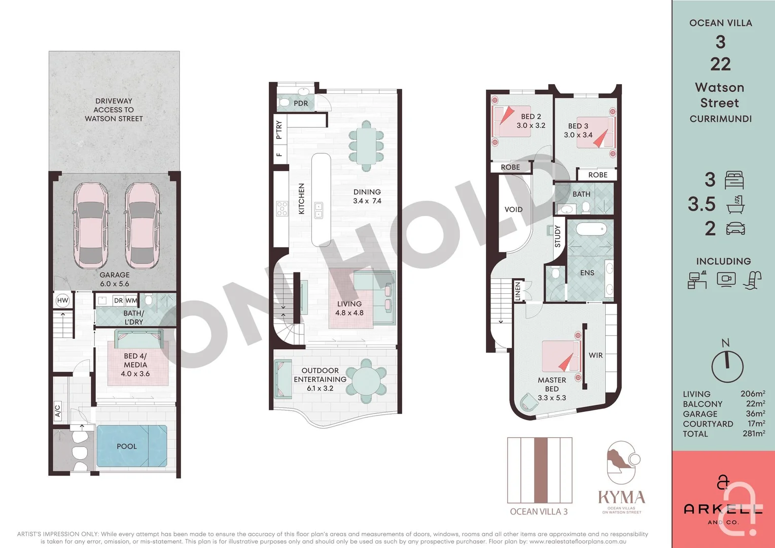 Additional image 34 of Villas 1-5 'Kyma'/22 Watson Street, Currimundi QLD 4551