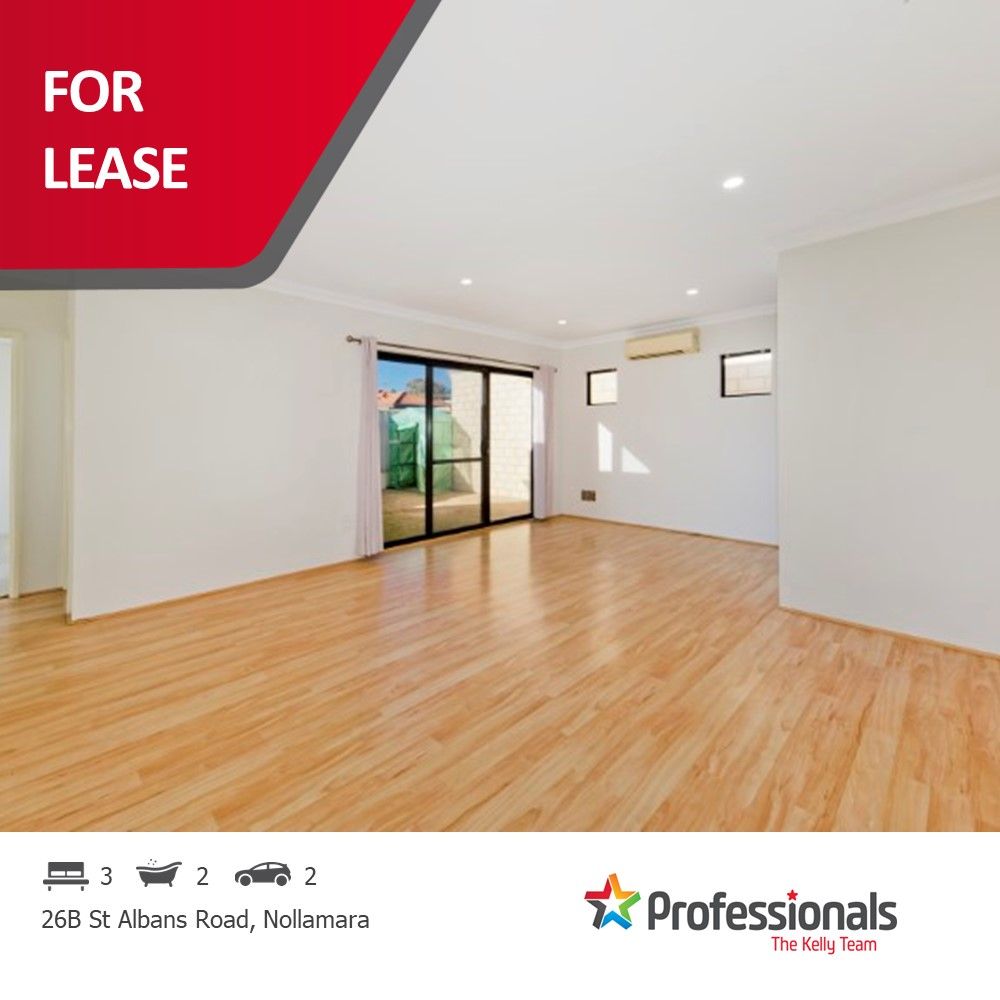 3 bedrooms Villa in 26B St Albans Road NOLLAMARA WA, 6061