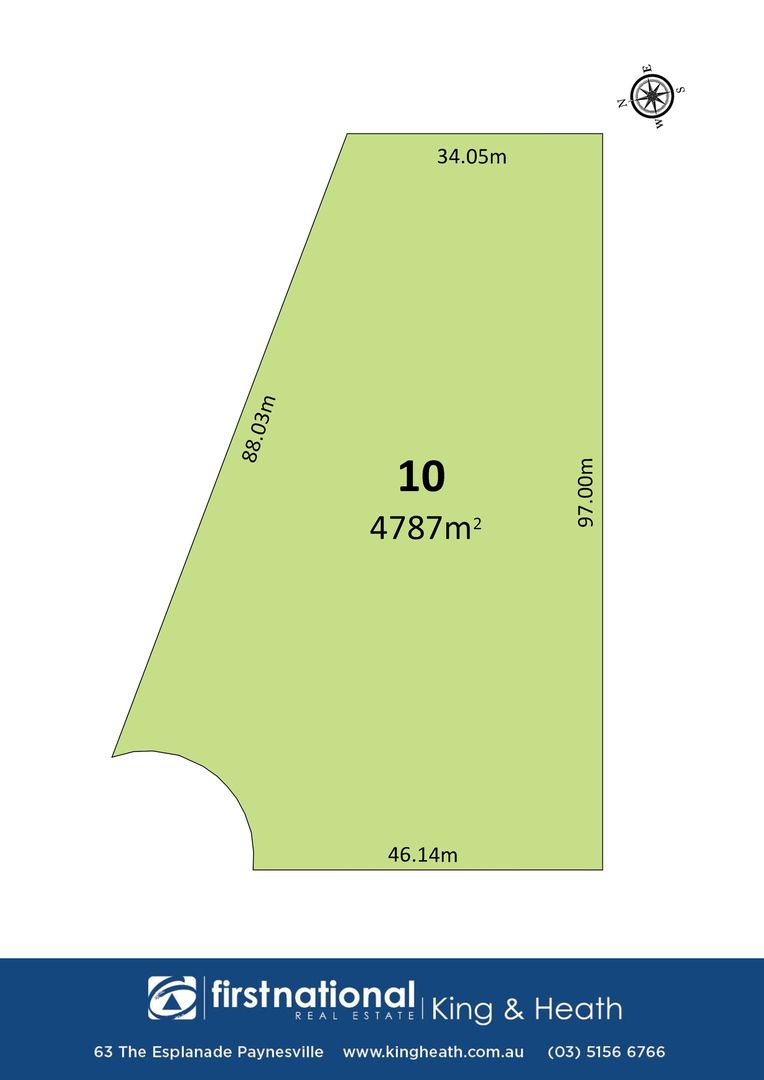 Lot 10 Montrose Court, Eagle Point VIC 3878, Image 2