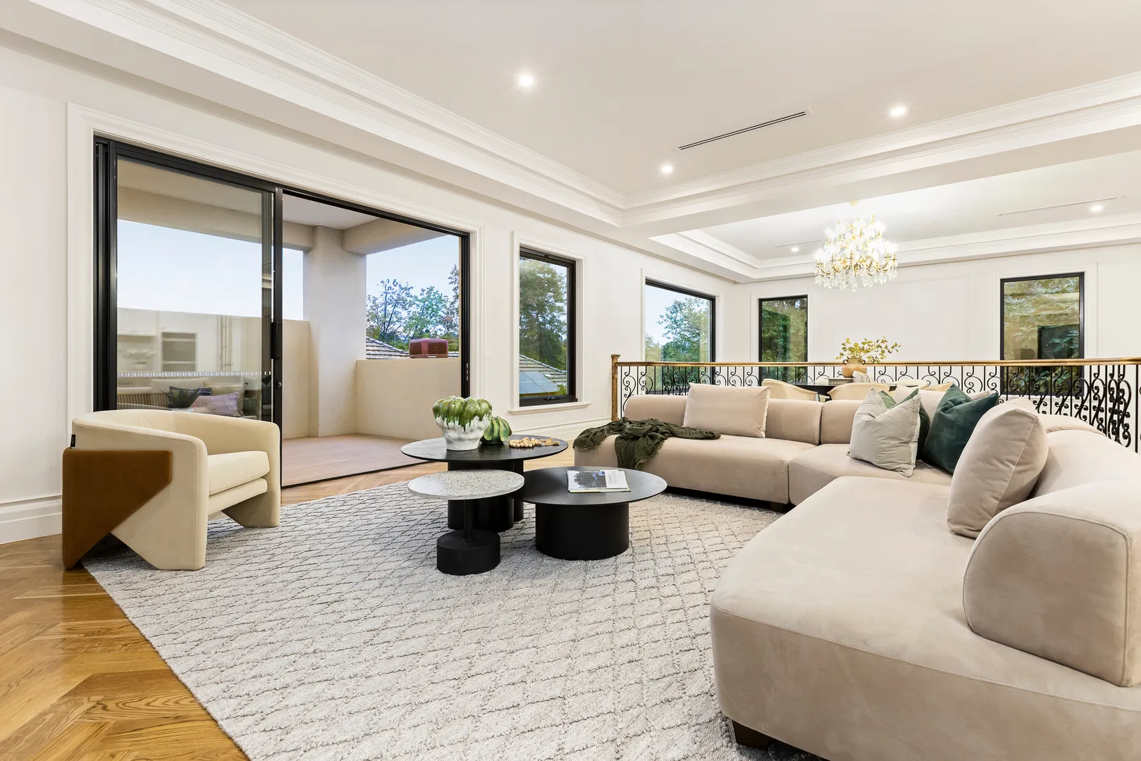 Grand Three-Level Luxury, Beauty & Serenity in a Prestigious Family Setting - More