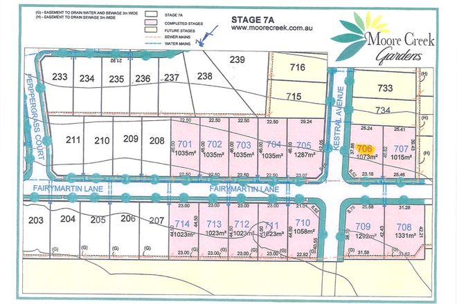 Picture of Lot 706 Fairymartin Lane, MOORE CREEK NSW 2340