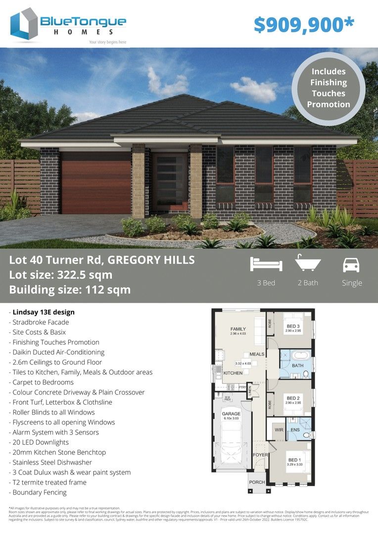 Lindsay - 13E/Lot 40 Turner road, Gregory Hills NSW 2557, Image 0
