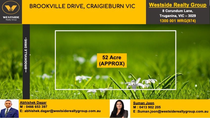Vacant land in Brookville Drive, CRAIGIEBURN VIC, 3064