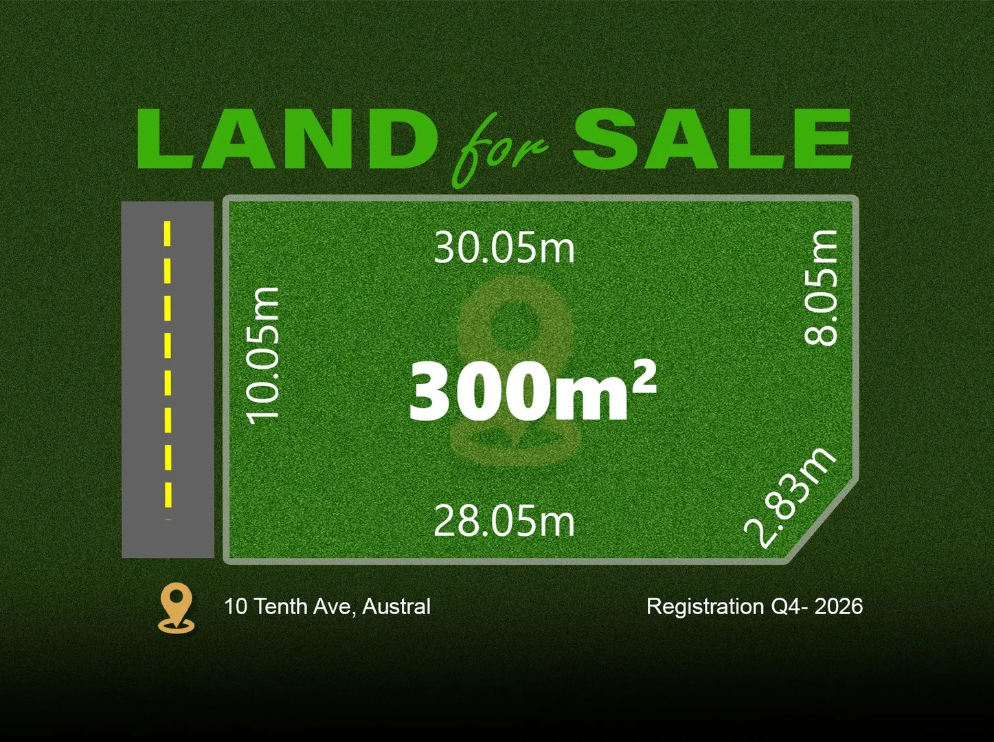 Land for Sale in Austral  Q4 2026 Registration