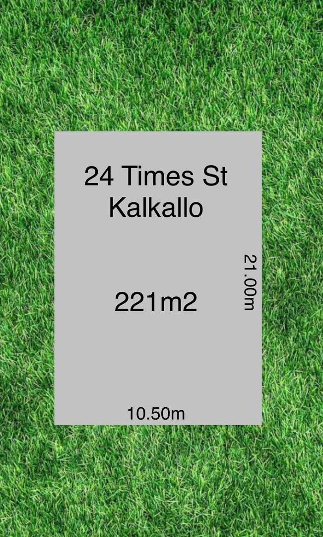 Vacant land in 24 Times Street, KALKALLO VIC, 3064
