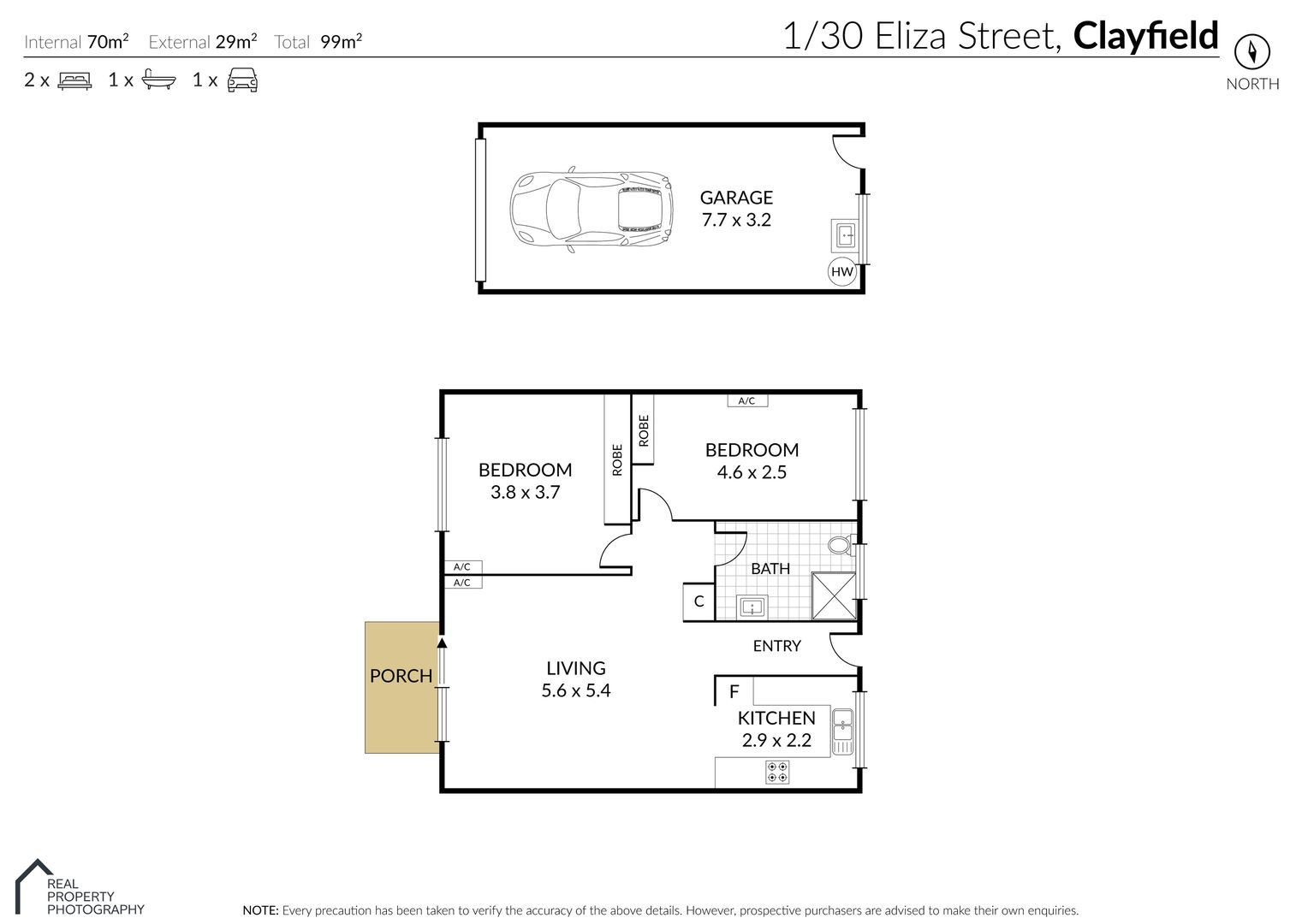 1/30 Eliza Street, Clayfield QLD 4011, Image 2