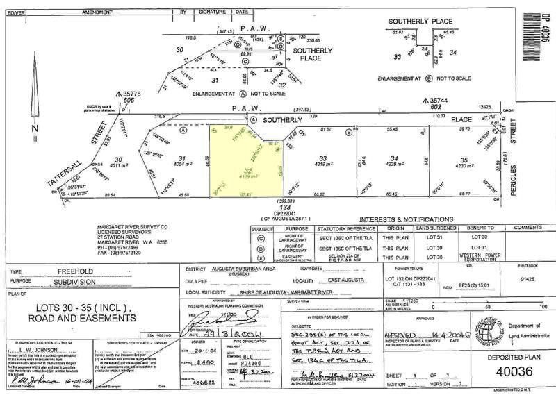 Lot 32 Southerly Place, East Augusta WA 6290, Image 1