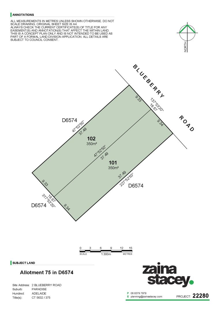 Proposed Lot 101/2 Blueberry Road, Paradise SA 5075, Image 1