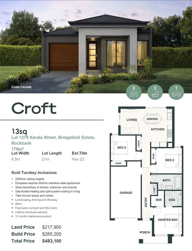 Rockbank VIC 3335 3 beds house for Sale, 483,100 2017462651 Domain