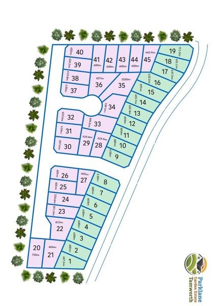 Vacant land in Lot 43 Parklane Gardens Estate, TAMWORTH NSW, 2340