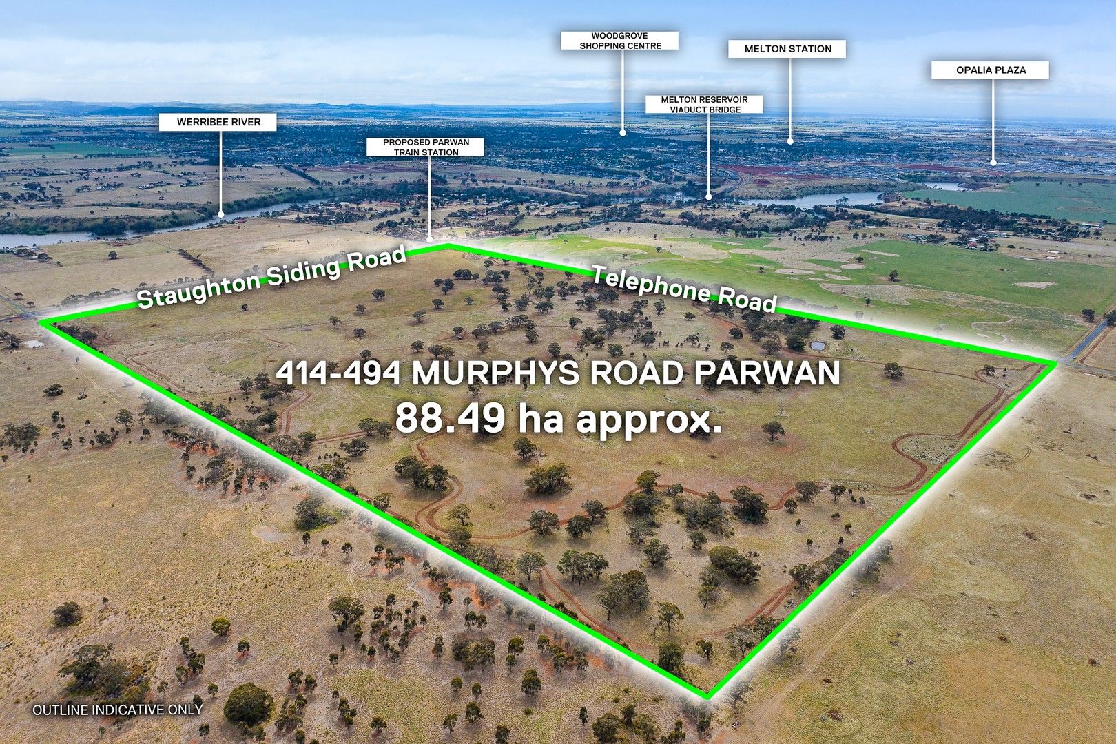 Vacant land in 414-494 Murphys Road, PARWAN VIC, 3340
