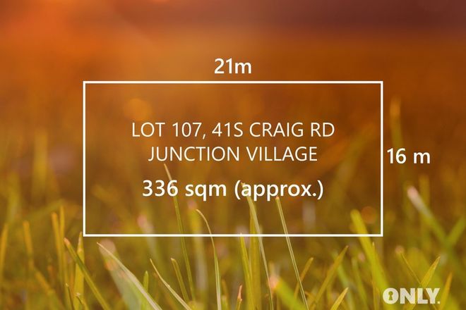 Picture of Lot 107/41S Craig Road, JUNCTION VILLAGE VIC 3977