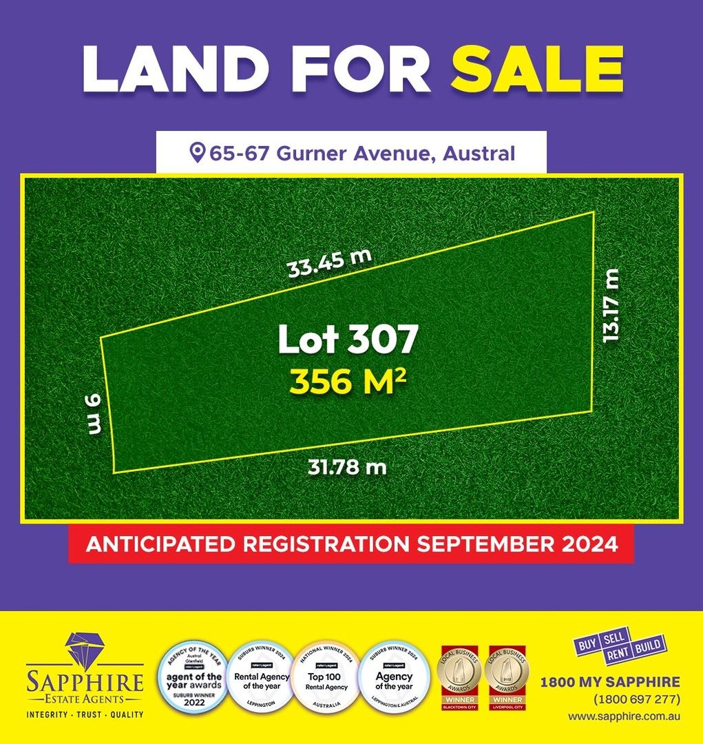 Vacant land in 307/65-67 Gurner Avenue, AUSTRAL NSW, 2179