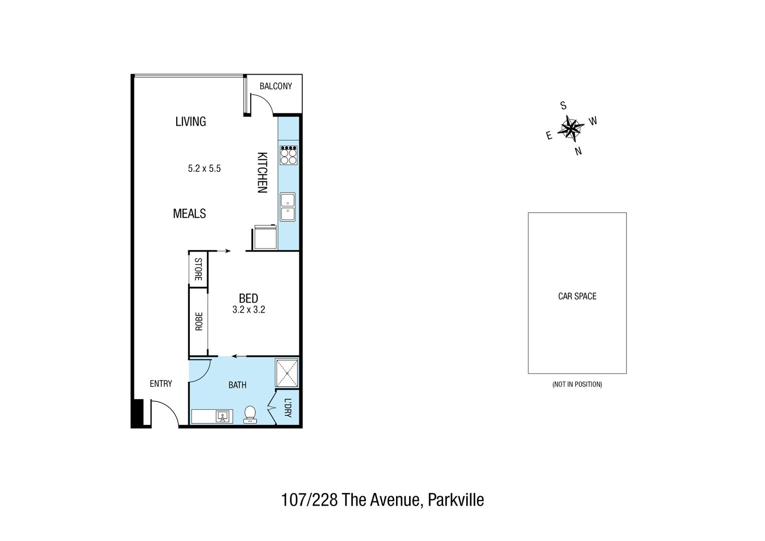 1 bedrooms Apartment / Unit / Flat in 107/228 The Avenue PARKVILLE VIC, 3052
