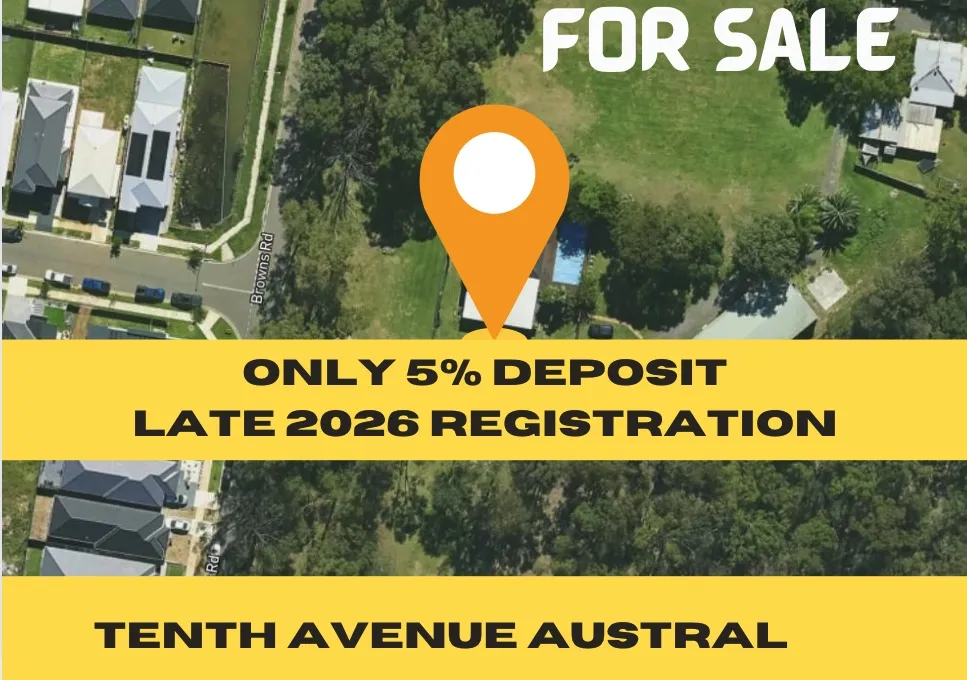 Land Only For Sale | Walk to Local Town Center and School | 16 Minutes to Western Sydney International Airport, Austral