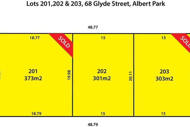 Picture of Lots 1, 2 & 3 68 Glyde Street, ALBERT PARK SA 5014