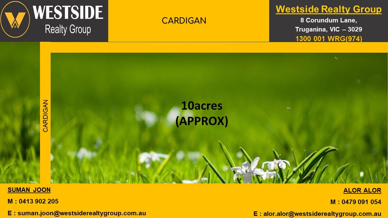 Vacant land in , CARDIGAN VIC, 3352