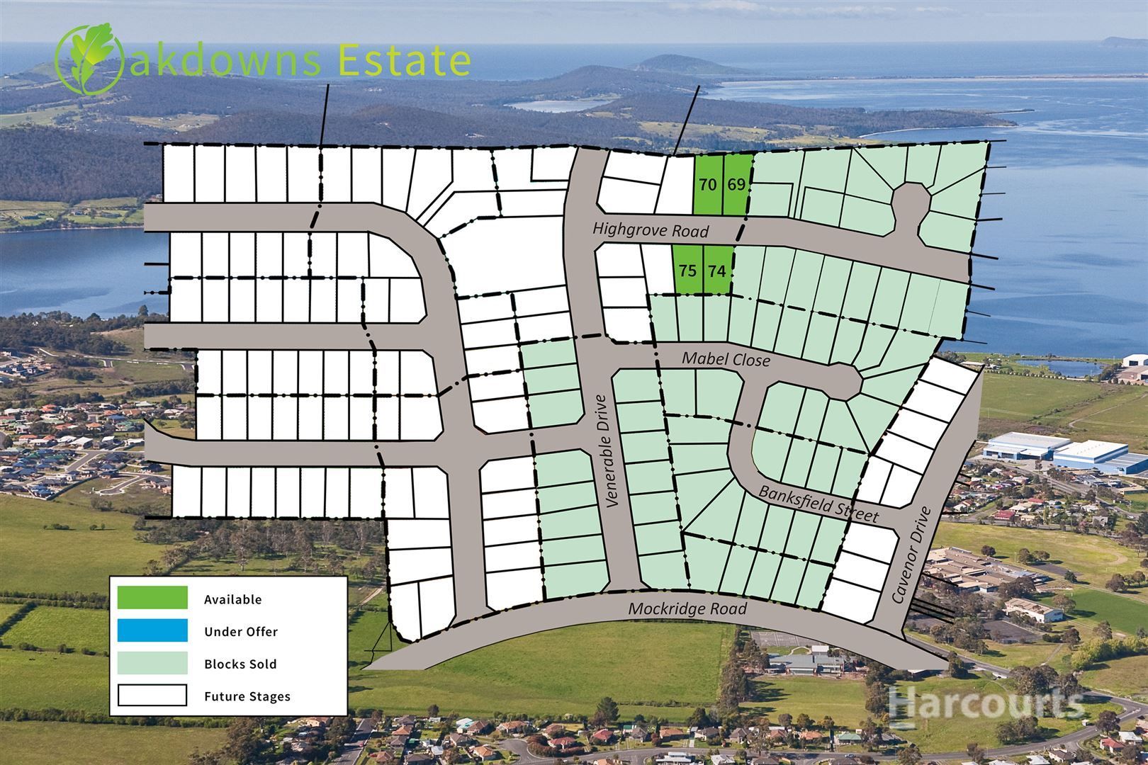 Lot 70 Stage 8 Oakdowns Estate, Rokeby TAS 7019, Image 0