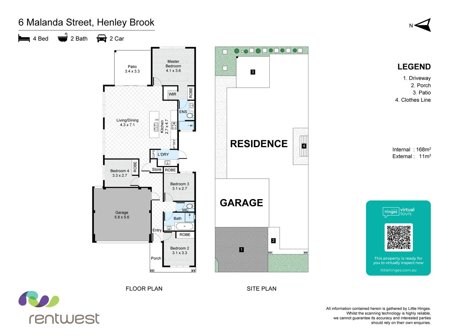 6 Malanda Street, Henley Brook WA 6055 House For Rent 650 Domain