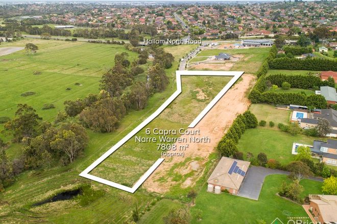 Picture of 6 Capra Court, NARRE WARREN NORTH VIC 3804