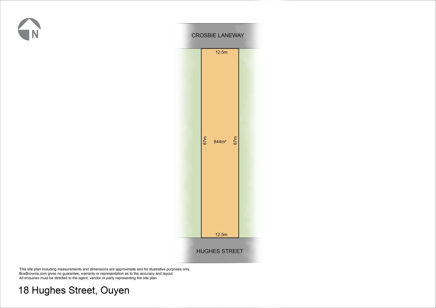 Vacant land in 18 Hughes Street, OUYEN VIC, 3490