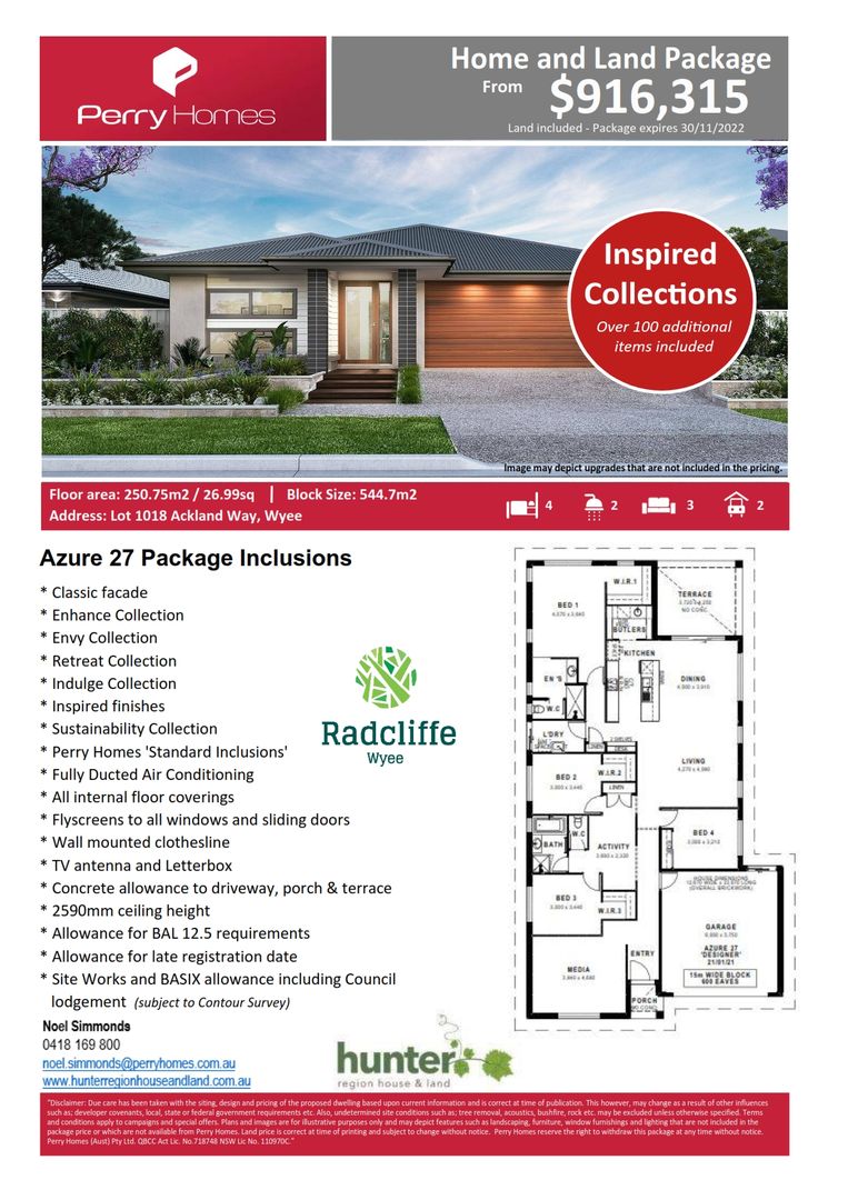Lot 1018 Ackland Way, Wyee NSW 2259, Image 1