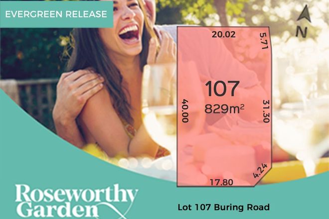 Picture of Lot 107 Buring Road, ROSEWORTHY SA 5371