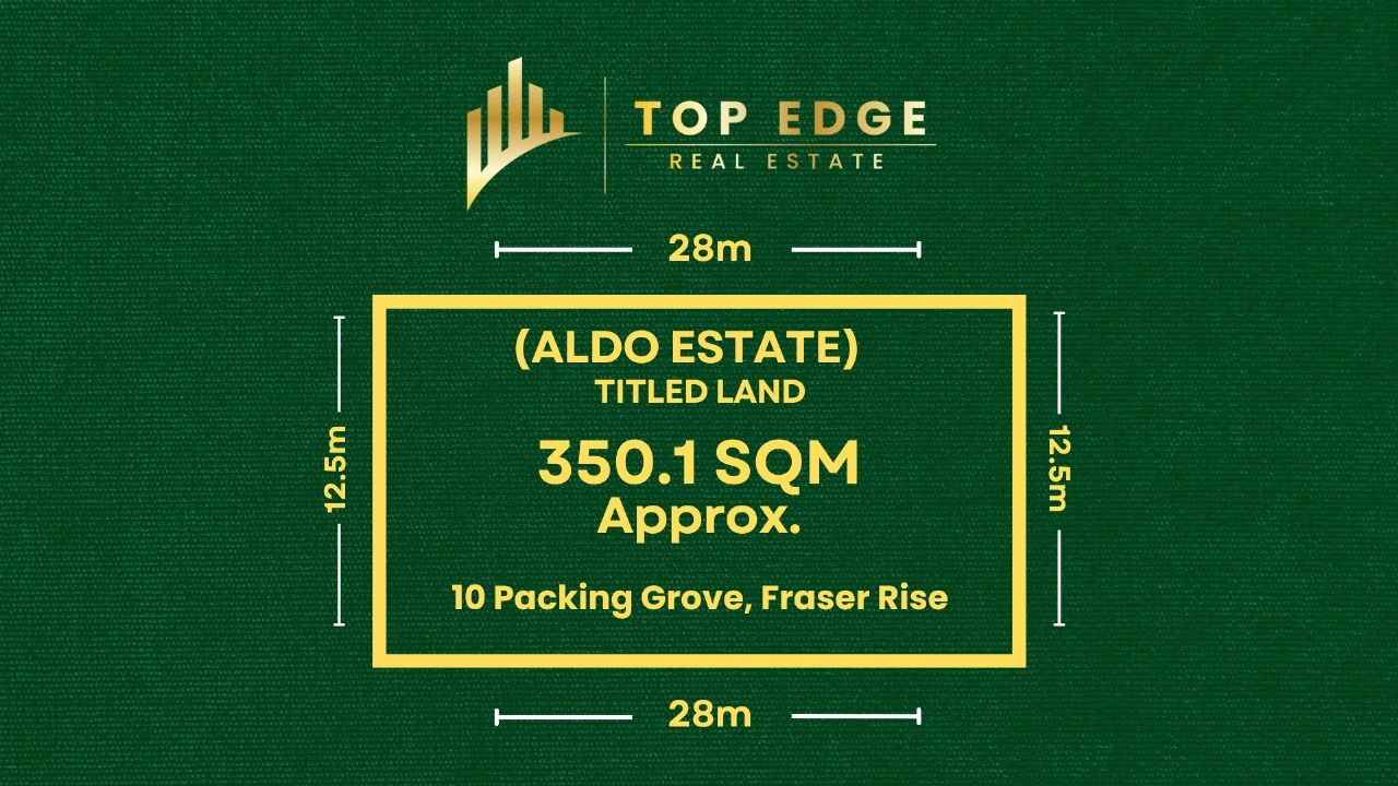 Vacant land in 10 Packington Grove, FRASER RISE VIC, 3336