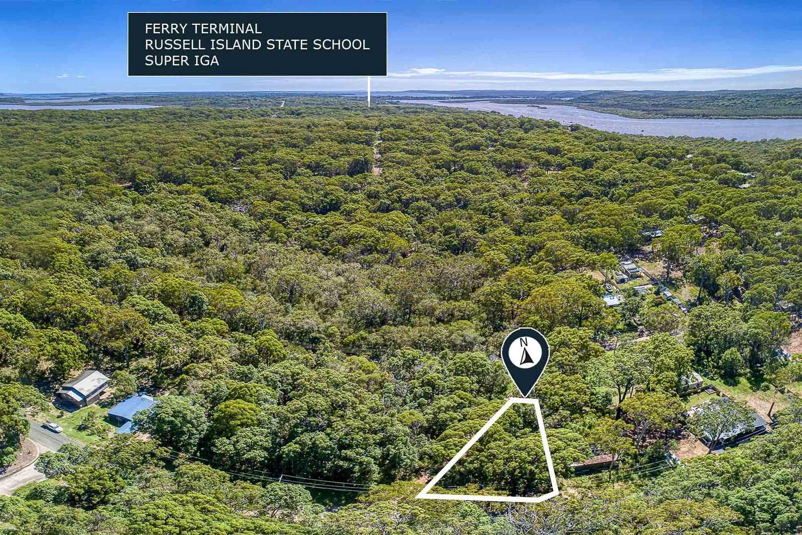 Vacant land in 55 Shore Street, RUSSELL ISLAND QLD, 4184