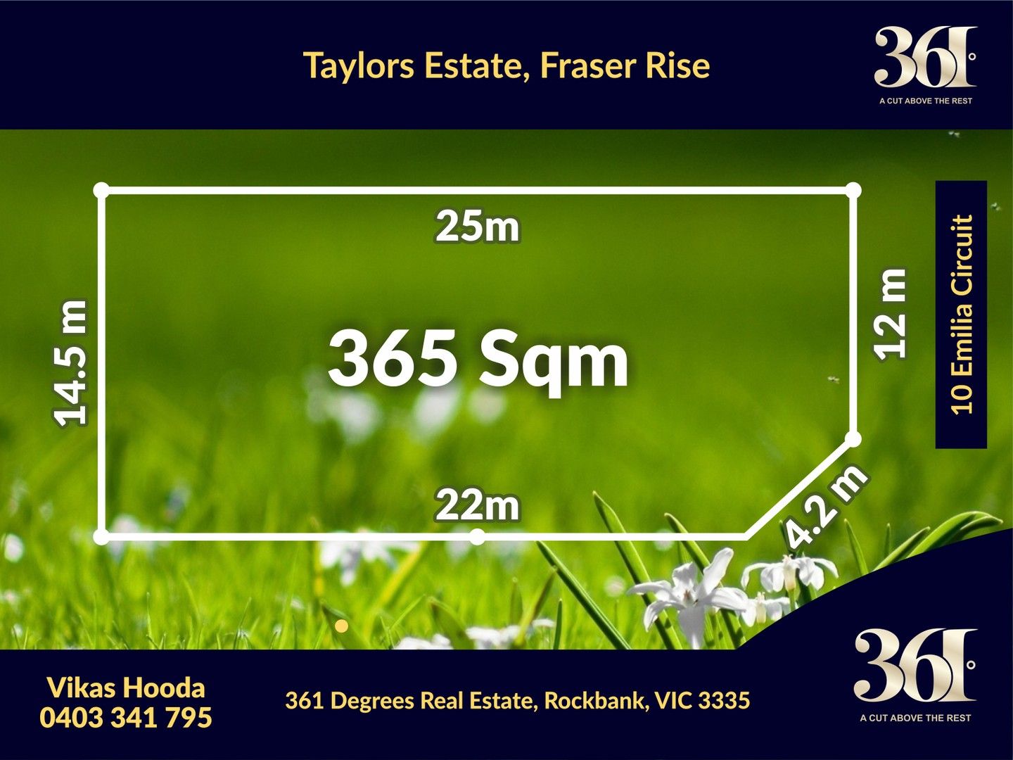 Vacant land in 10 Emilia Circuit, FRASER RISE VIC, 3336