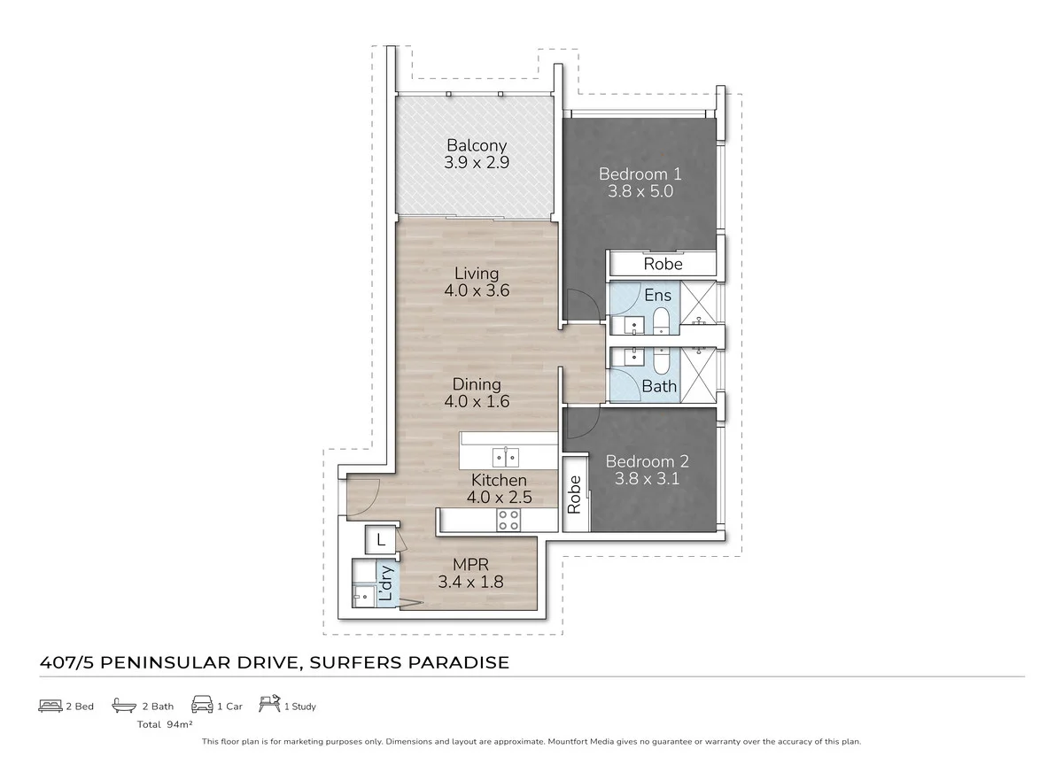 Additional image 9 of 407/5 Peninsular Drive, Surfers Paradise QLD 4217