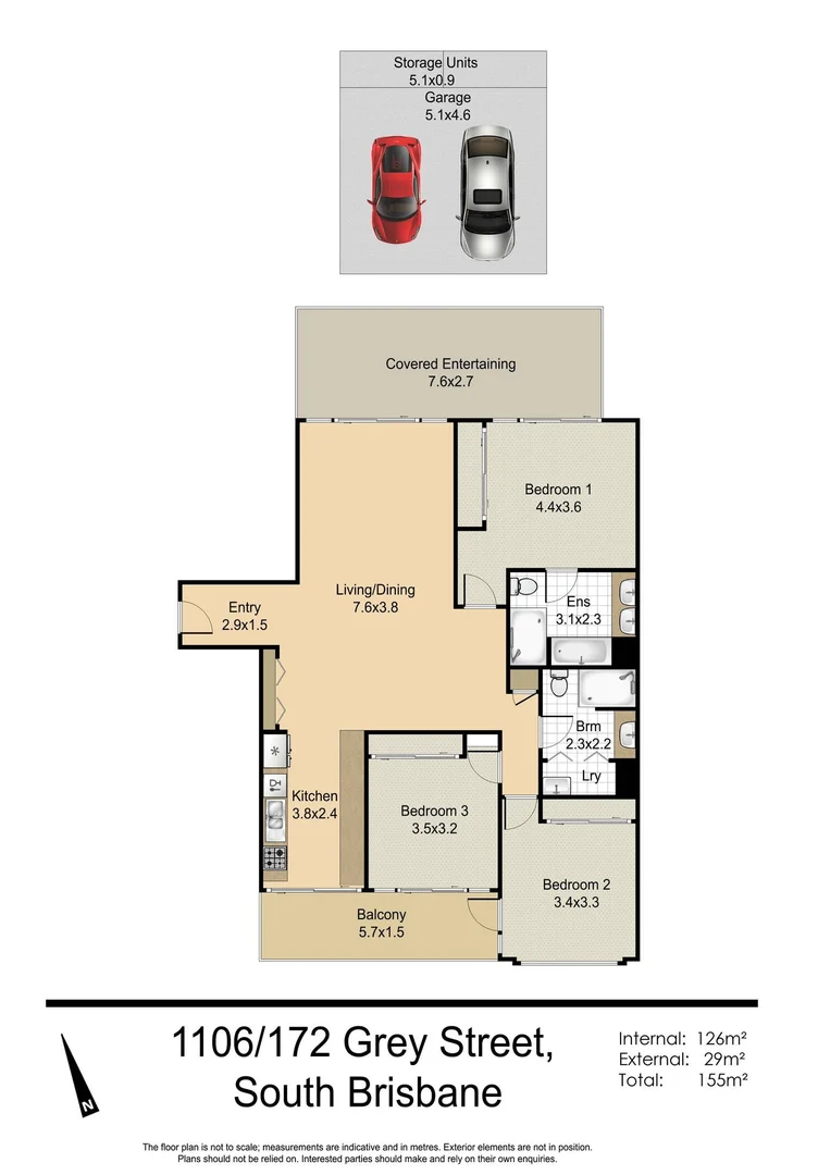 Additional image 15 of 1106/172 Grey Street, South Brisbane QLD 4101