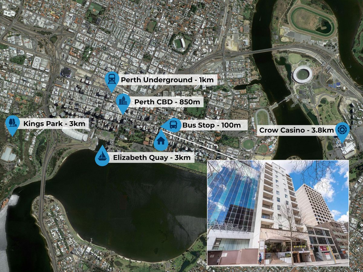 2 bedrooms Apartment / Unit / Flat in 405/12 Victoria Avenue PERTH WA, 6000